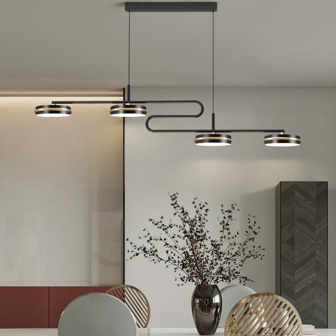 LED S-Shape Modern Linear Pendant Light