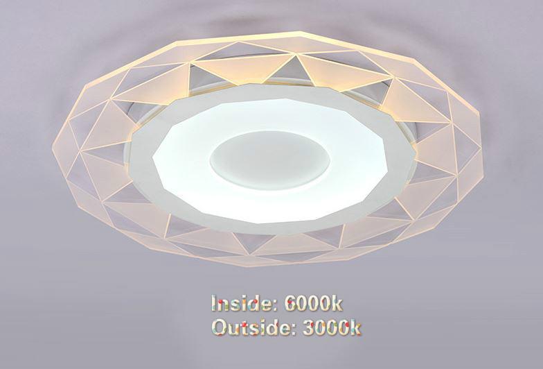 Acrylic Diamond Design Ceiling Light for Living Room Bedroom