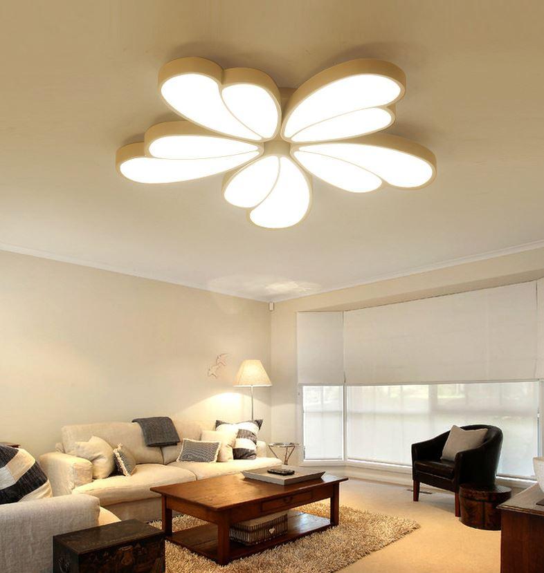 Acrylic LED Flower Ceiling Light for Living Room Bedroom