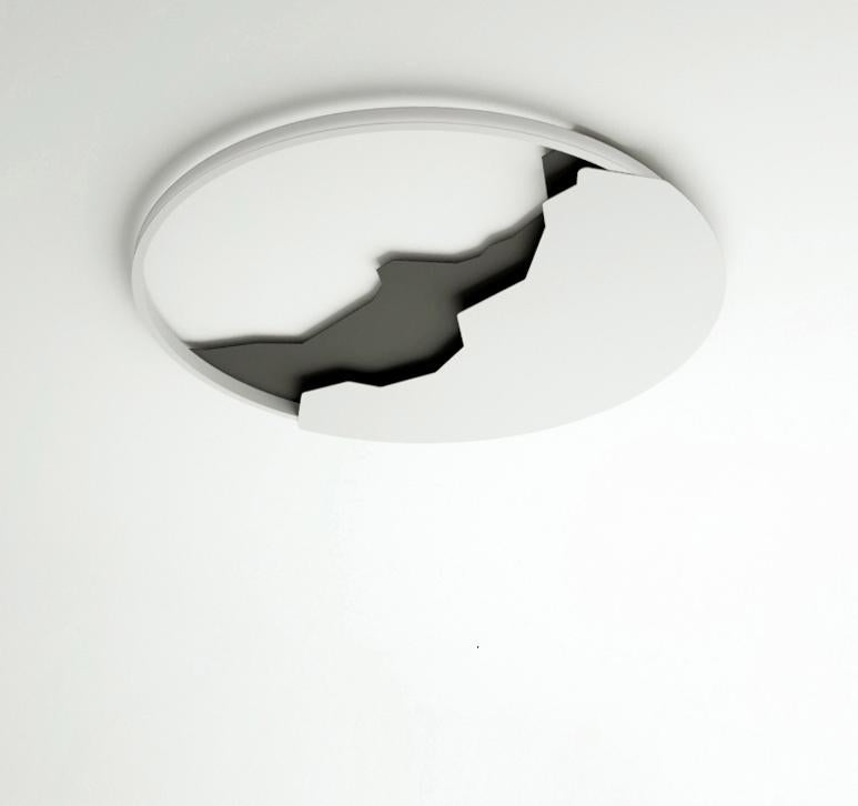 LED Post-modern B & W Ceiling Light