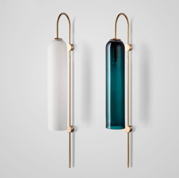 LED Modern Tube Glass WallPendant Light
