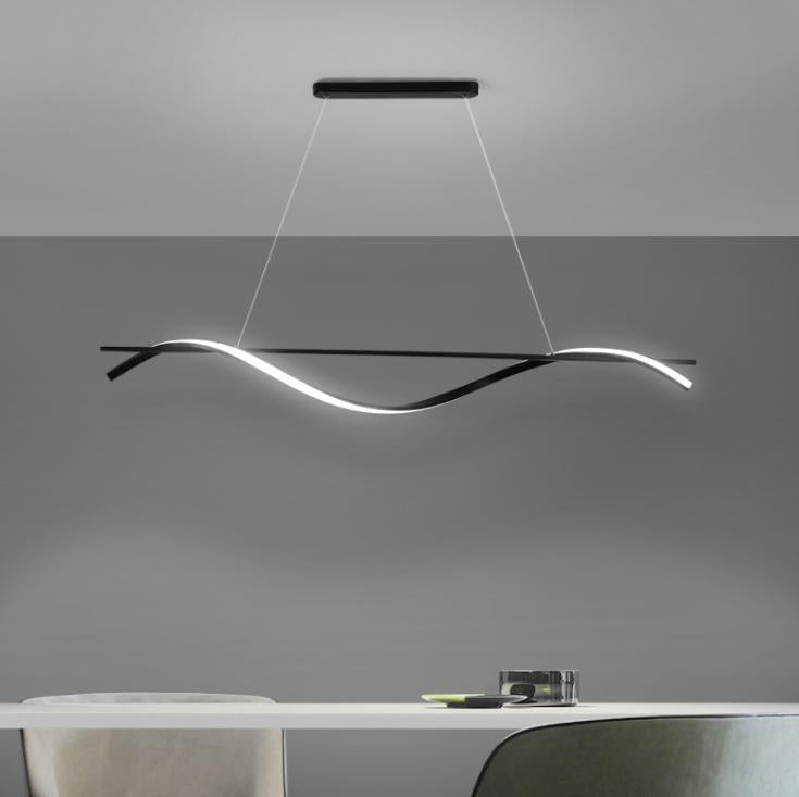 LED Wave Design Office Pendant Light