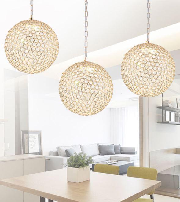 Crystal Modern LED Pendant Light