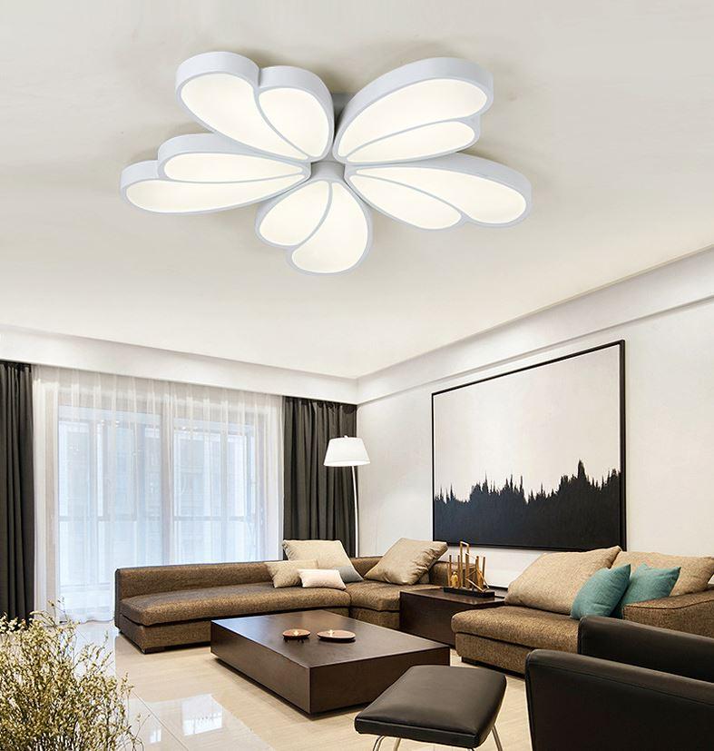 Acrylic LED Flower Ceiling Light for Living Room Bedroom