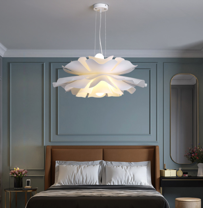 LED Flower Design Decorative Post-modern Pendant Light