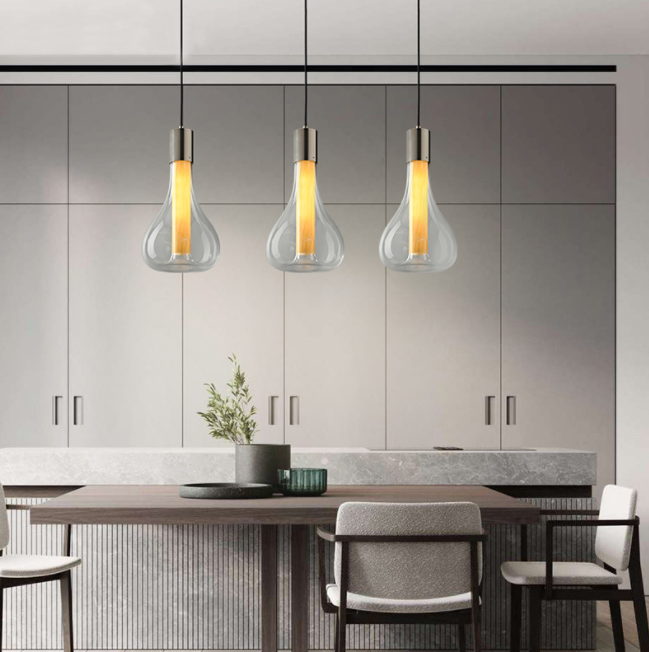 LED Flask Design Modern Creative Pendant Light