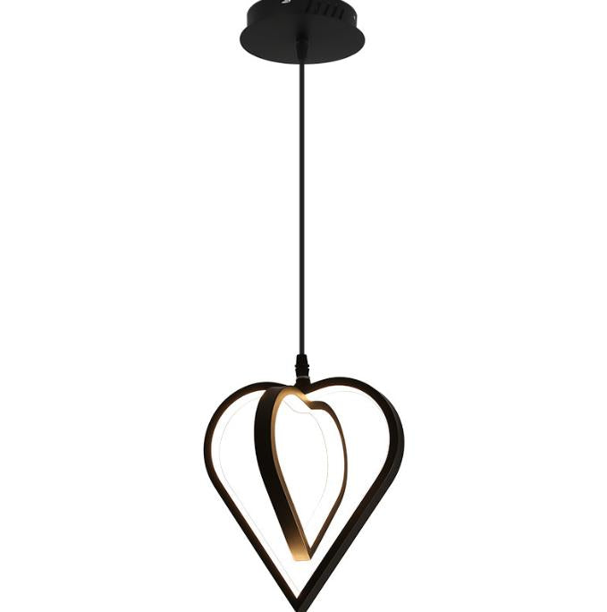 LED Heart Shape Design Pendant Light