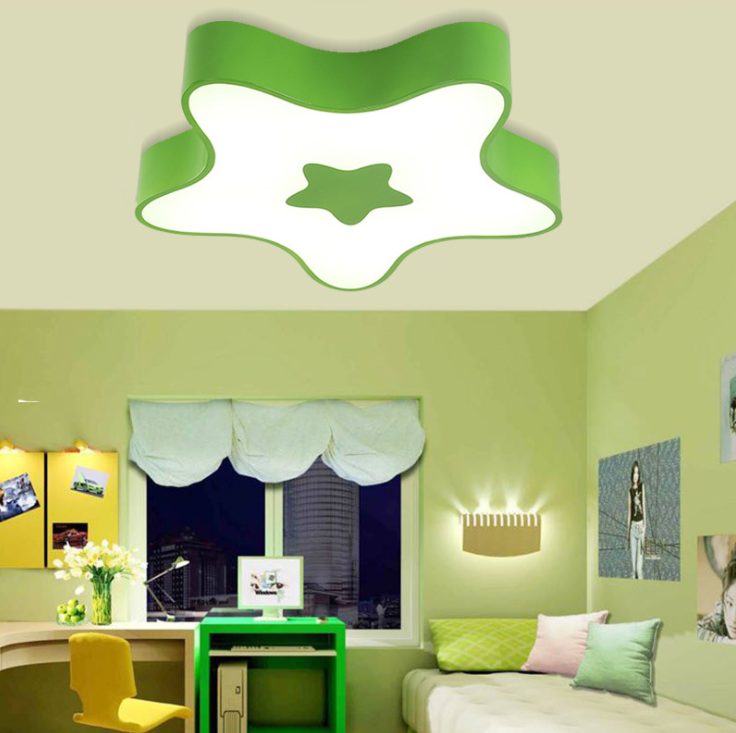 LED Double Stars Children Ceiling Light