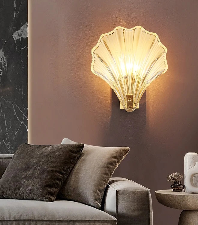 LED Glass Shell Design Wall Light – Lightingshop