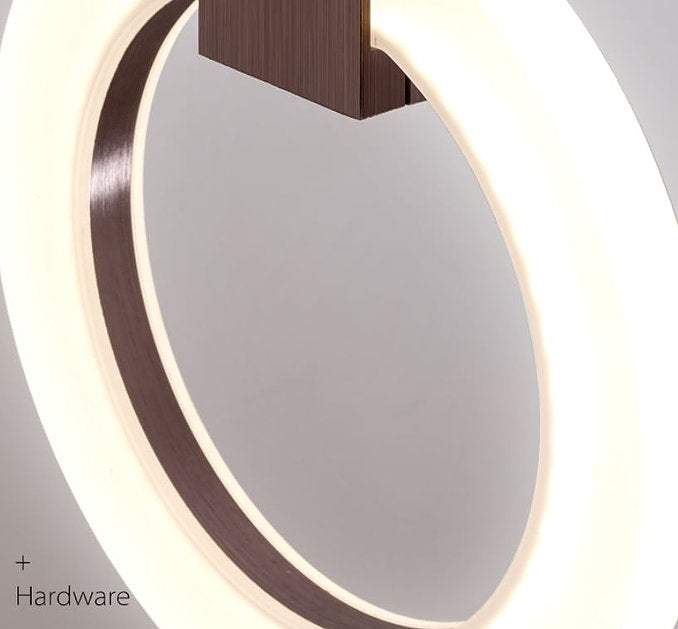 LED Ring Metal Pendant Light