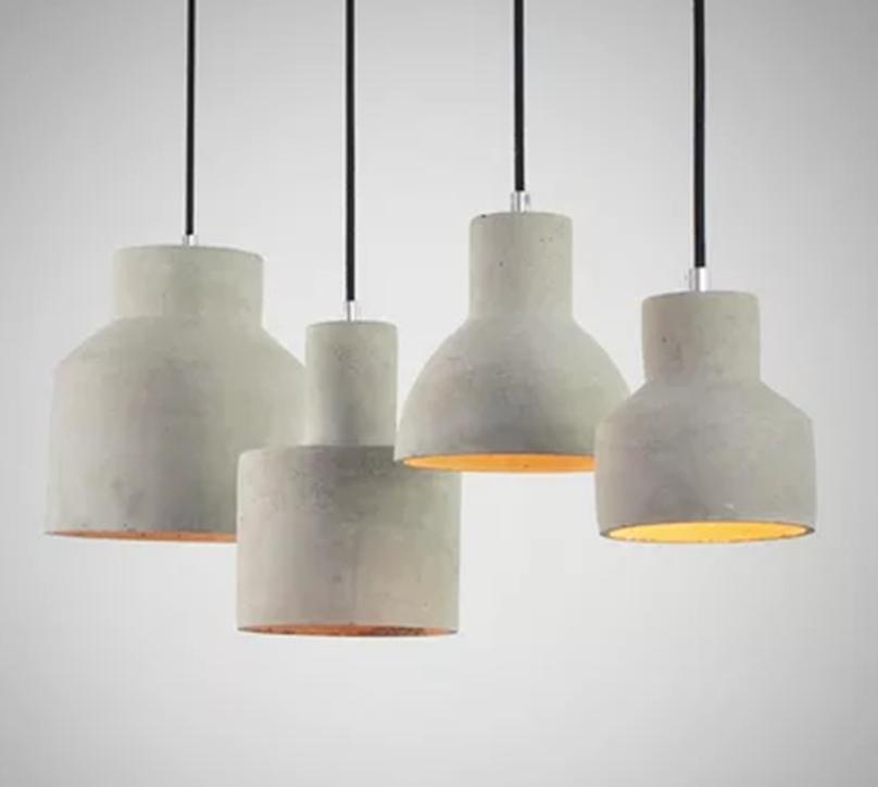 North European Style LED Cement Pendant