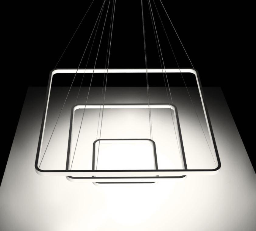 Post Modern Square Design LED Acrylic Pendant Light Chandelier