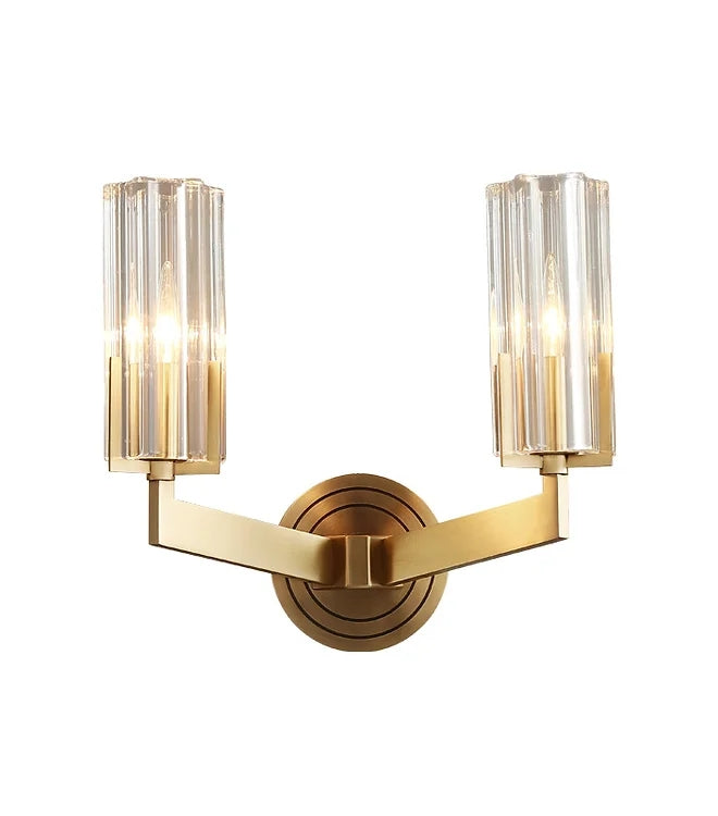 LED Brass Single/Double Decorative Wall Light