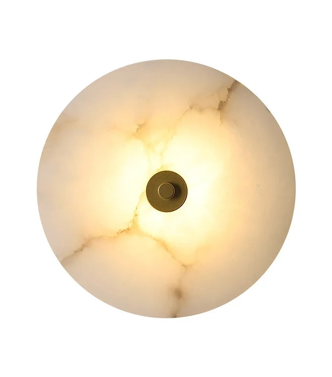 LED Marble Disc Simple Modern Wall Light