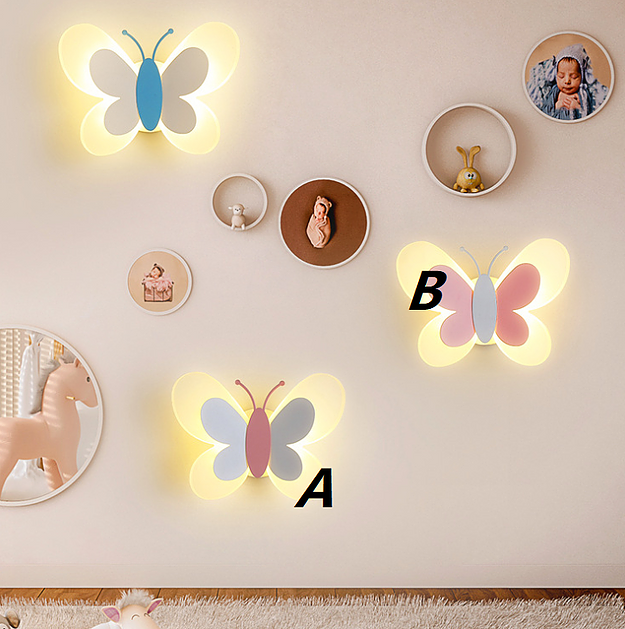 LED Butterfly Design Modern Acrylic Wall Light