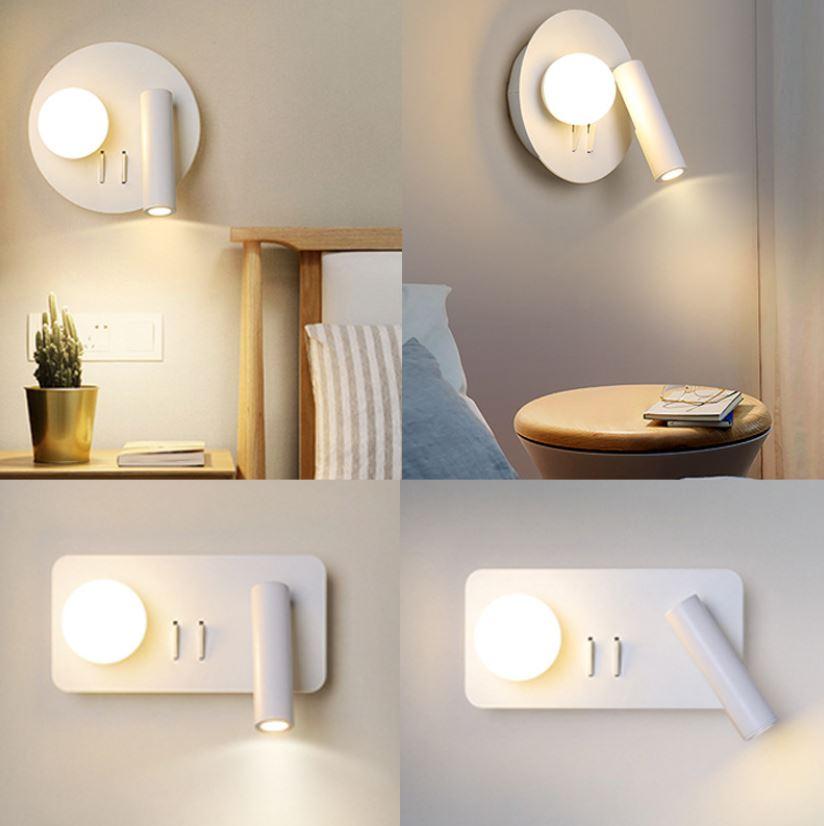 Rectangle Rounded Led Lights LED Creative Rectangle and Round Wall Light – Lightingshop