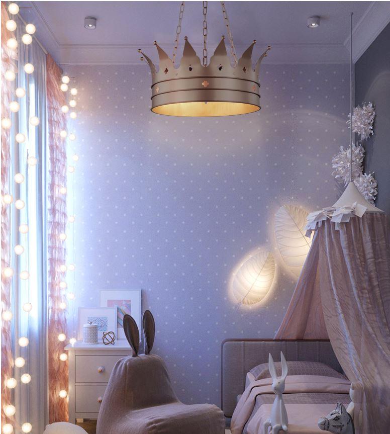 LED Crown The Princess Pedant Light Children Light