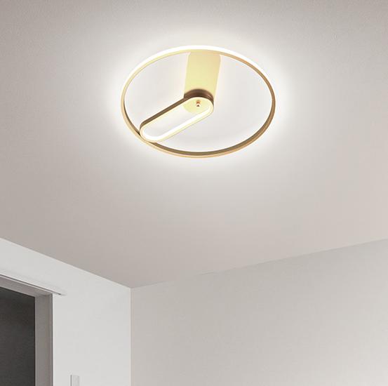 LED Modern Clock Ceiling Light