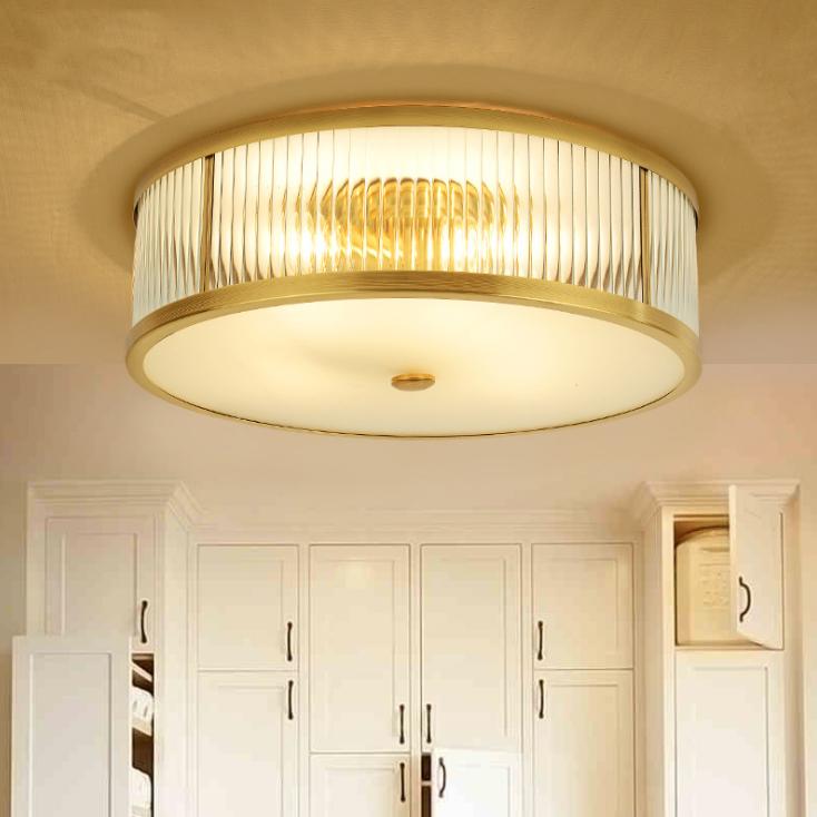 LED Modern Country Style Brass Ceiling Light