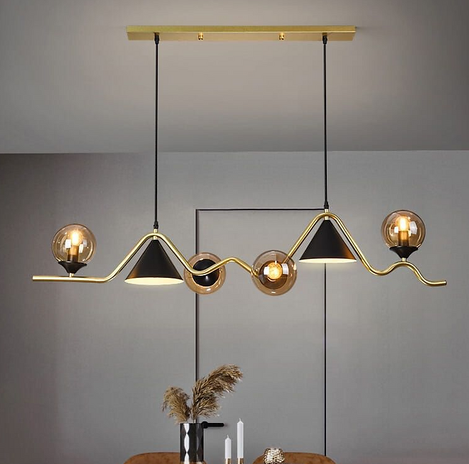 LED New Modern Wave Style Pendant Light