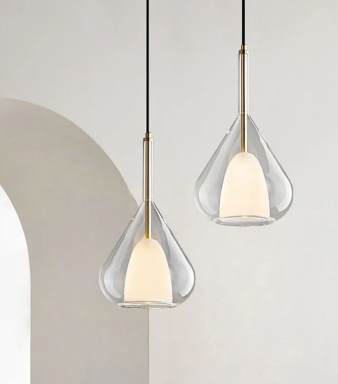 LED Modern Italian Style Droplet Design Decorative Simple Pendant Light