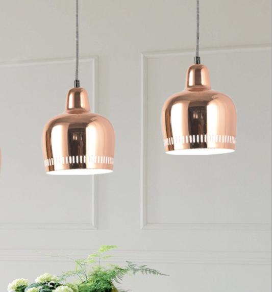 LED Electroplated Modern Pendant Light