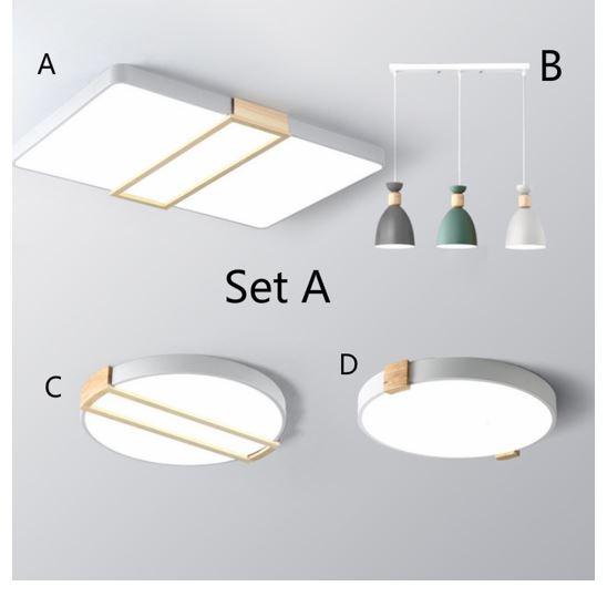 LED Wood Theme Package for Two Bedrooms Flat