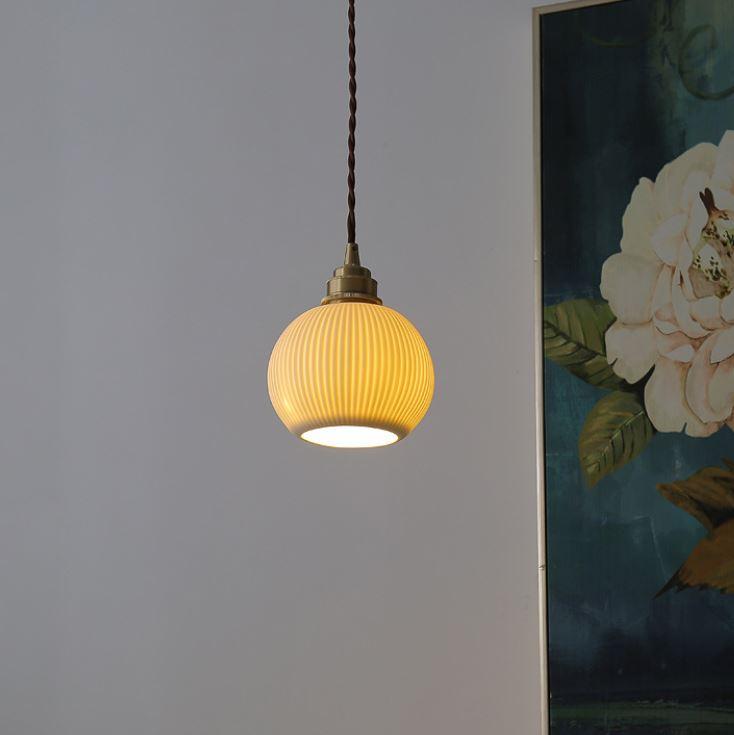 LED Retro Ceramic Pendant