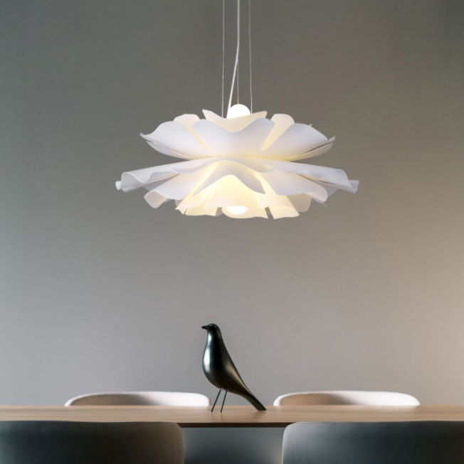 LED Flower Design Decorative Post-modern Pendant Light