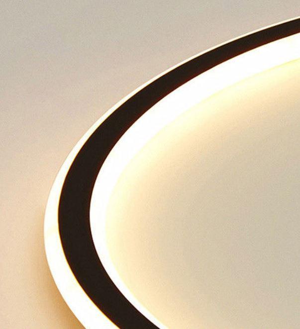 LED Simple Modern Ceiling Light Black+White