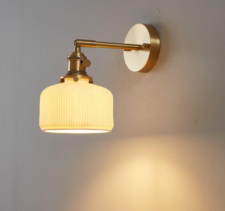 LED Retro Ceramic Wall Light