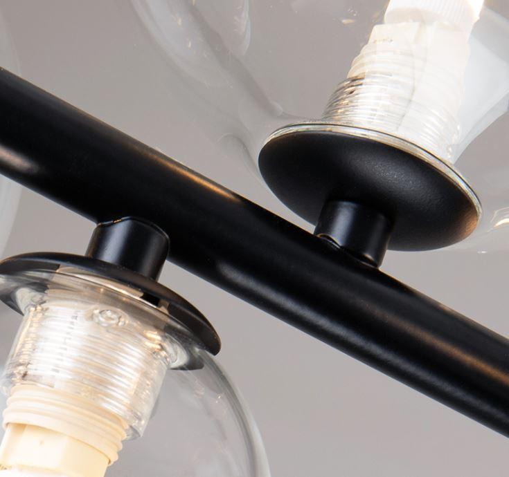 LED Modern Bulbs & Wheel Pendant Light
