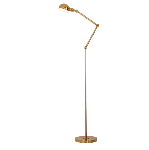 LED Retro Simple Design Golden/Black Floor Lamp