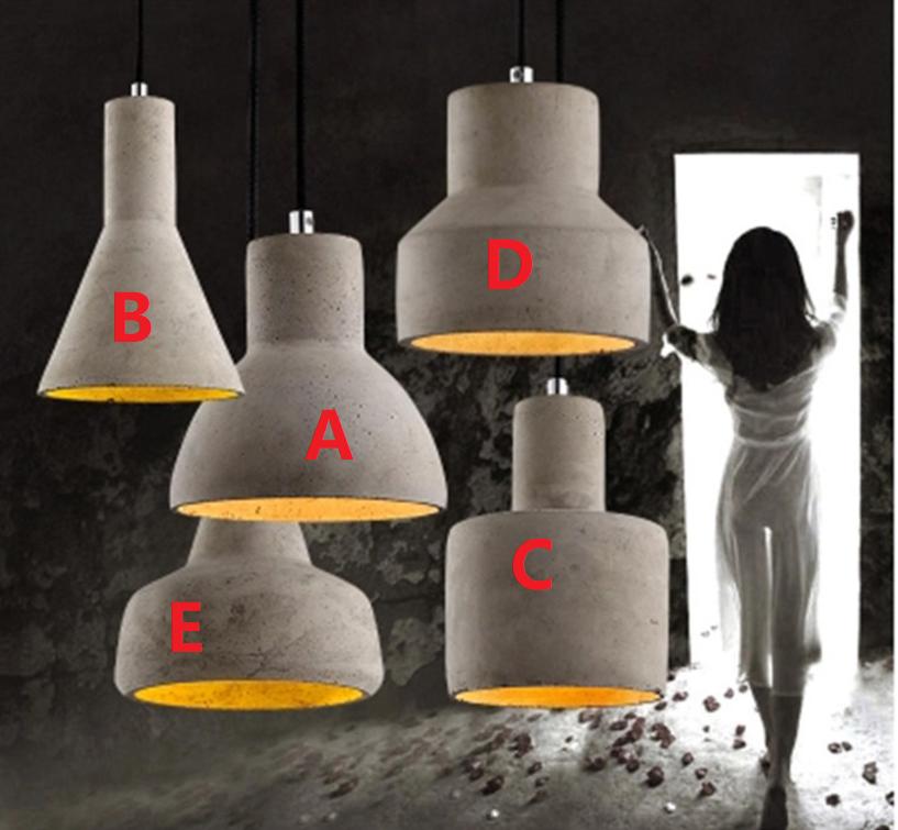 North European Style LED Cement Pendant