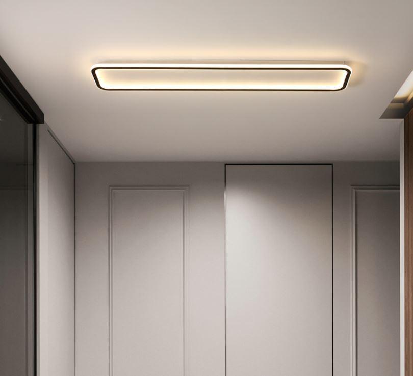 LED Simple Modern Ceiling Light Black+White 2