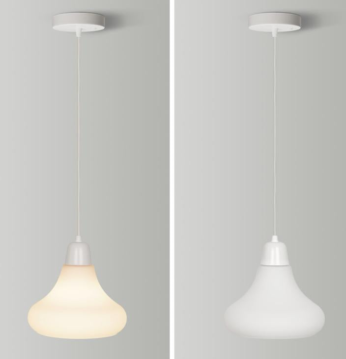 LED Multi-Design Milky White Pendant Light