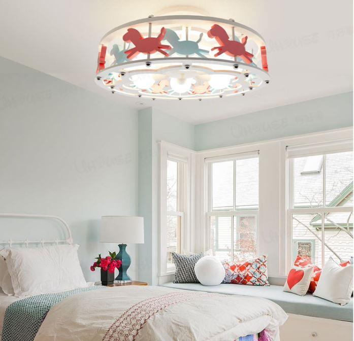 LED Merry-Go-Round Children Room Ceiling Light