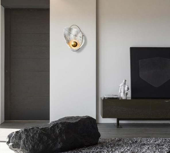 LED Resin Metal Wall Light
