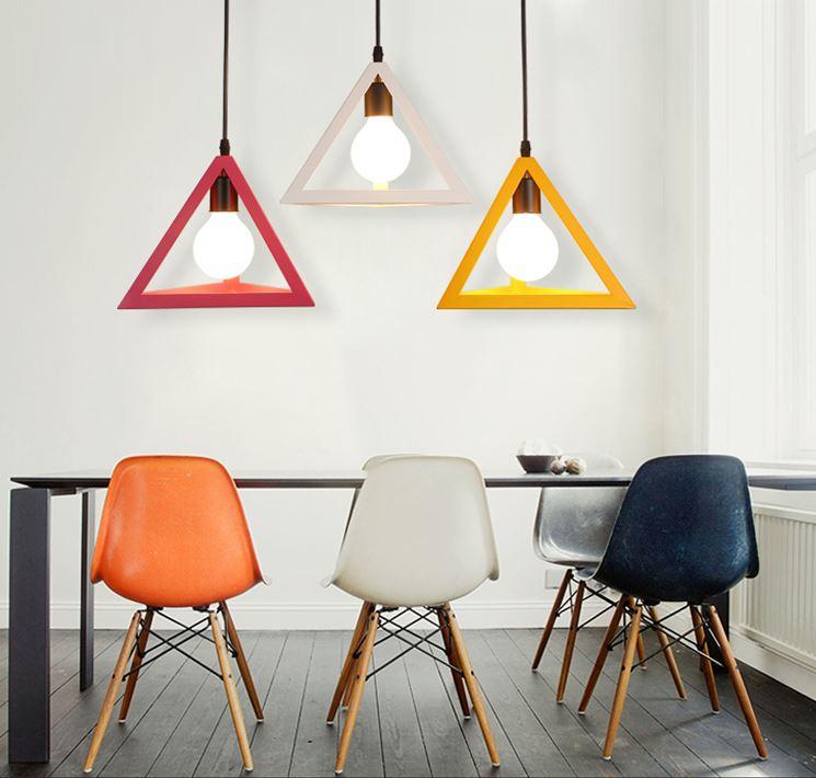 Retro American Industrial Design Metal Pendant Light