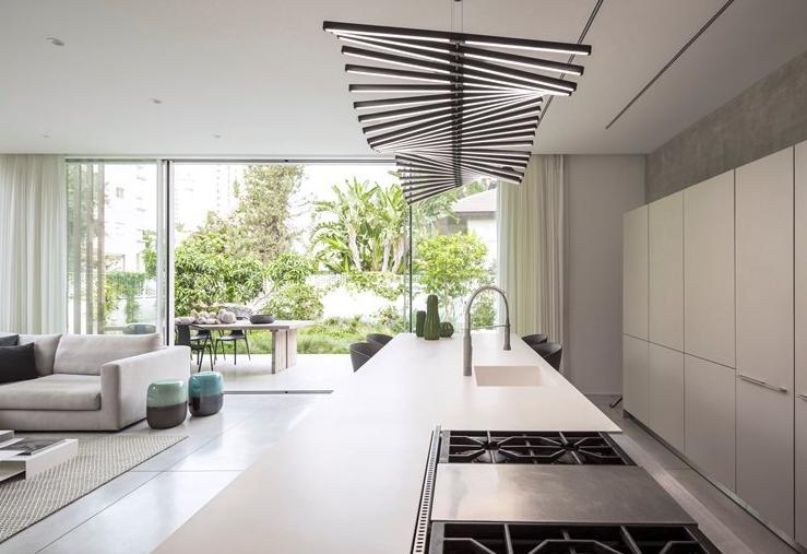 LED Fishbone Design Pendant Chandelier