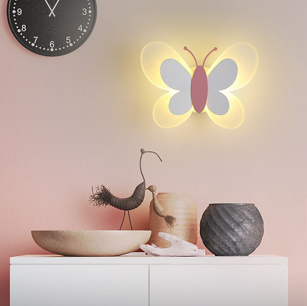 LED Butterfly Design Modern Acrylic Wall Light