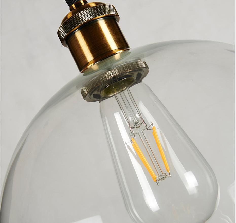LED Glass Pendant for Bar Restaurant Living Room