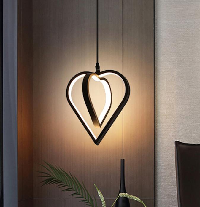 LED Heart Shape Design Pendant Light