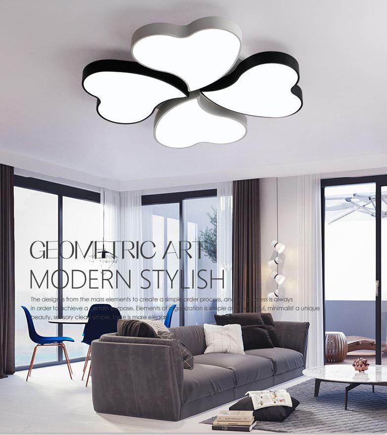 LED Acrylic Heart Shape Ceiling Light