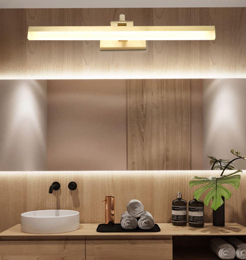 LED Copper Wall Mirror Light