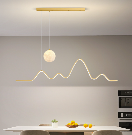 LED Moon & Hills Design Modern Pendant Light