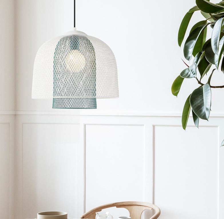LED Metal Double Nets Pendant Light