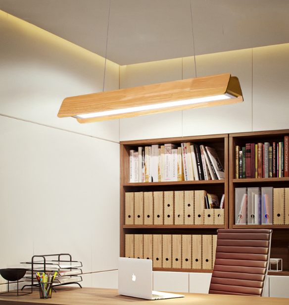 LED Modern Wood Office Pendant/Ceiling Light