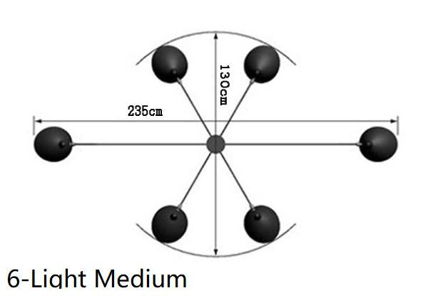 LED Spider-Shape Office Light