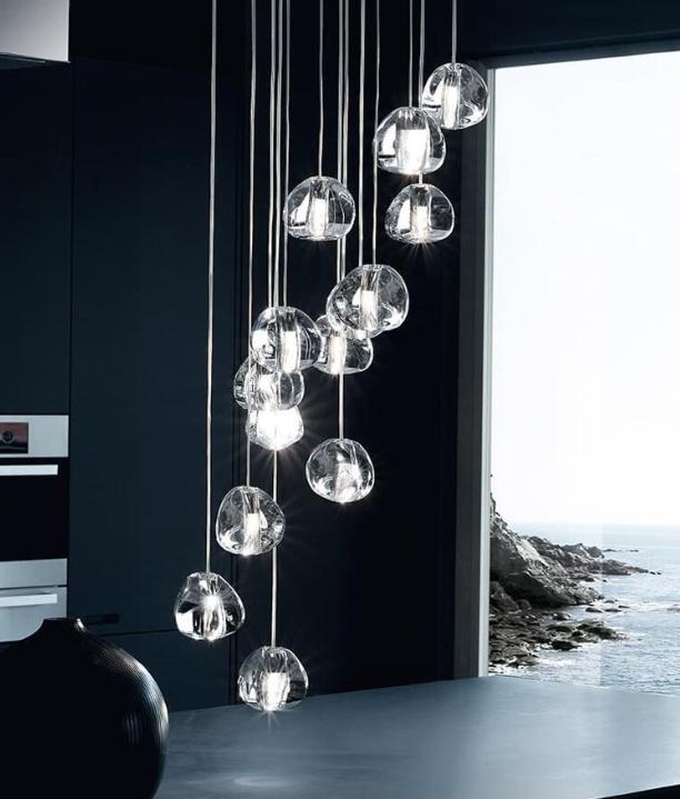 LED Modern Luxury Glass Pendant Light